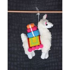 ORN LLAMA 7" WHITE/MULTI