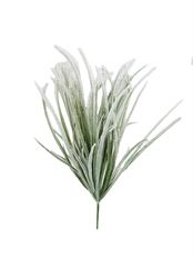 GRASS BUSH W/SNOW X6 18.5" GR/WH