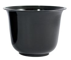 PLANTER 3.5"H 4.5X4.5"O BLACK