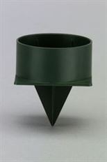 CANDLEHOLDER 2" 12/PK GREEN