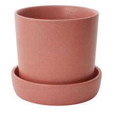 POTTERY 6.5"H 6.775"O PINK