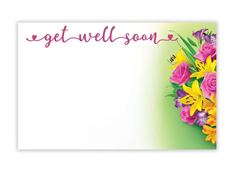 CARD GET WELL SOON 50/PKG