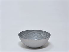 BOWL GLASS 15CM SILVER