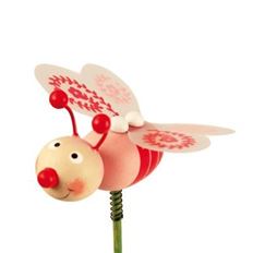 PICK BEE WOOD 2.2"X20" 12/PINK/RED