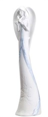 ANGEL 10" PORCELIAN W BLUE