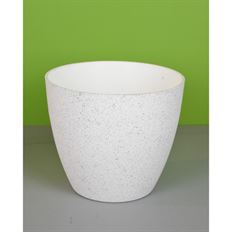 PLASTIC CONTAINER 7.75X7.09" CREAM