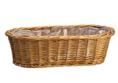 BASKET PLANTER 3.5X5.5X12" WILLOW