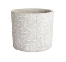 POTTERY METRIC 19.5CM GREY