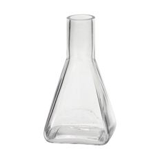 BUDVASE GLASS CHICORY 8X4.25" CLEAR