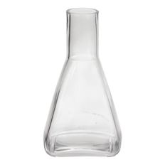 BUDVASE GLASS CHICORY 10X5.5" CLEAR