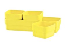PLANTER BIO FIBER 2.95" YELLOW