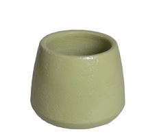 CERAMIC ORCHID POT 4.5”H PISTACHIO