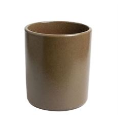 CERAMIC POT HONEST 14CM KHAKI