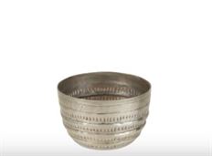 BOWL METAL 14.5CM SILVER
