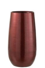 CERAMIC VASE 41CM RED/BU