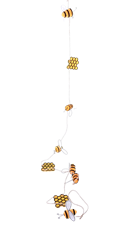 GARLAND BUMBLE BEE/HONEYCOMB 6' YEL