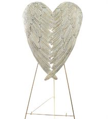 ANGEL WINGS METAL 30.5" W/STAND