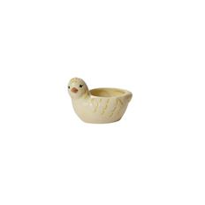 POTTERY 5.5X3.75X3.25 CREAM HEN