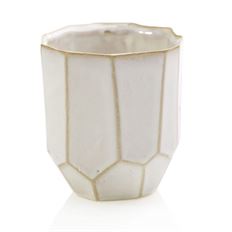POTTERY 4" ANGLED IVORY