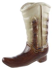 POTTERY COWBOY BOOT 6.5" BROWN