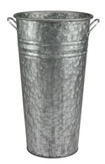 COOLER BUCKET 17"H 9.5"D SILVER