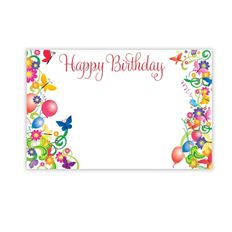 CARD HAPPY BIRTHDAY 50/PKG