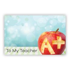 CARD TO MY TEACHER 50/PKG