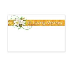 CARD IN LOVING MEMORY 50/PKG