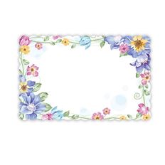 CARD NO SENTIMENT WILDFLOWER 50/PKG