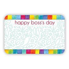 CARD BOSS'S DAY 50/PKG