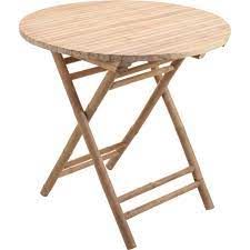 BAMBOO TABLE 74CM NATURAL