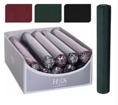 FABRIC DECOR VELVET 3/ASST 36X20CM