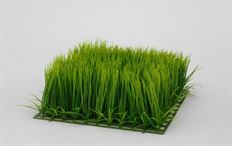 GRASS MAT 11" SQUARE 4"H GREEN