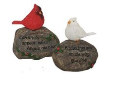 STONE RESIN CARDINAL OR DOVE