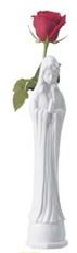 MADONNA VASE 14" BISQUE WHITE