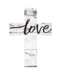 CROSS 7"H 5"W LOVE W/PICK
