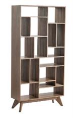 ETAGERE 39X14X74.75" WOOD