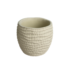 CERAMIC MINIPOT ALGA 13.5CM PISTACH