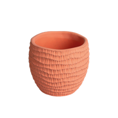 CERAMIC MINIPOT ALGA 13.5CM CORAL
