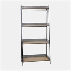 SHELF FOLDABLE 56" BROWN/BLACK