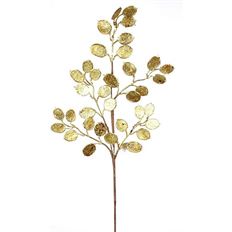 LEAF METALLIC SEQUIN 28" GOLD/SIL