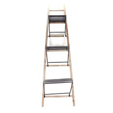 METAL LADDER SHELF 73"X22"