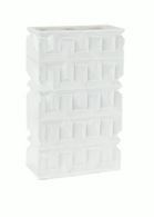 POTTERY TEXTURED 11X6.75X3 WHITE