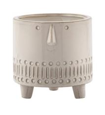 FOOTED PLANTER FACE LARGE