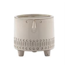 FOOTED PLANTER FACE SMALL