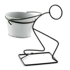 PLANTER MAN W/POT 7.25X8"