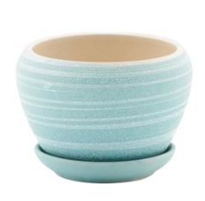 POTTERY BLUE STRIPED MEDIUM