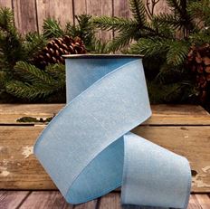 RIBBON STARDUST GLT 2.5"X10YD L BLU