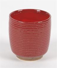 CERAMIC POT 10X10CM BRICK RED