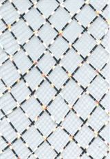 RIBBON ANGEL WINGS WHT/SIL #9X25YDS